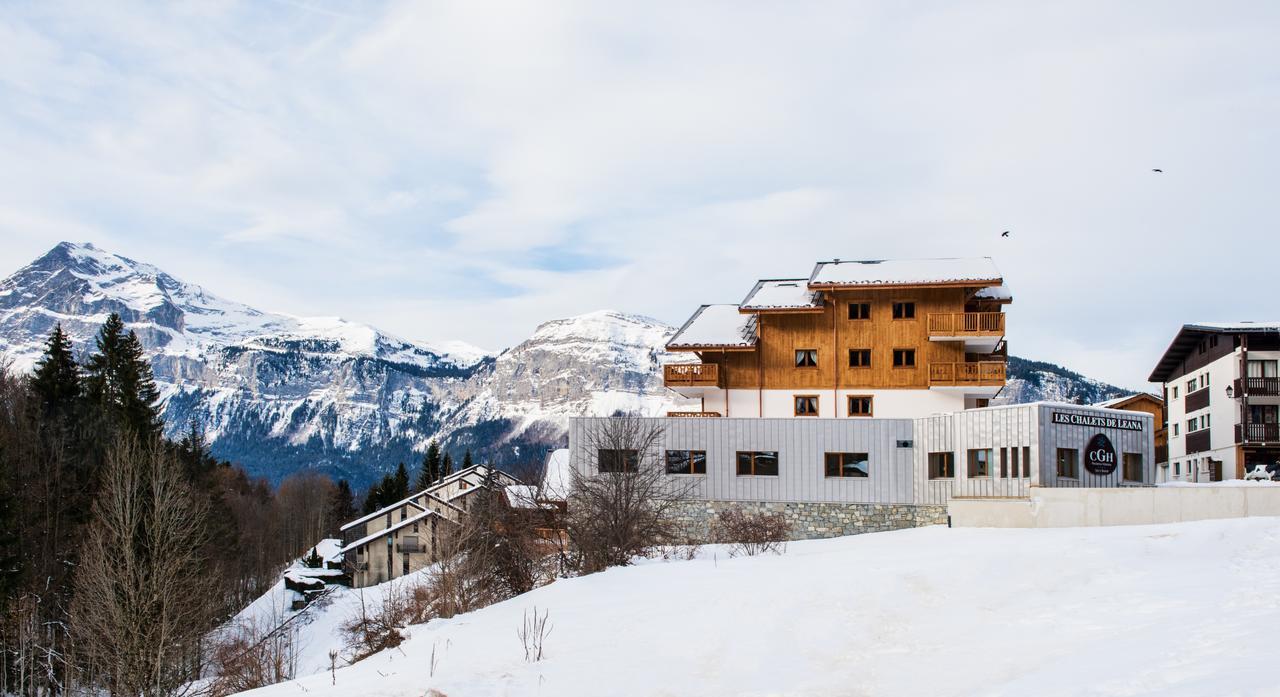 Cgh Residence Boutique Les Chalets De Leana Les Carroz d'Araches Buitenkant foto