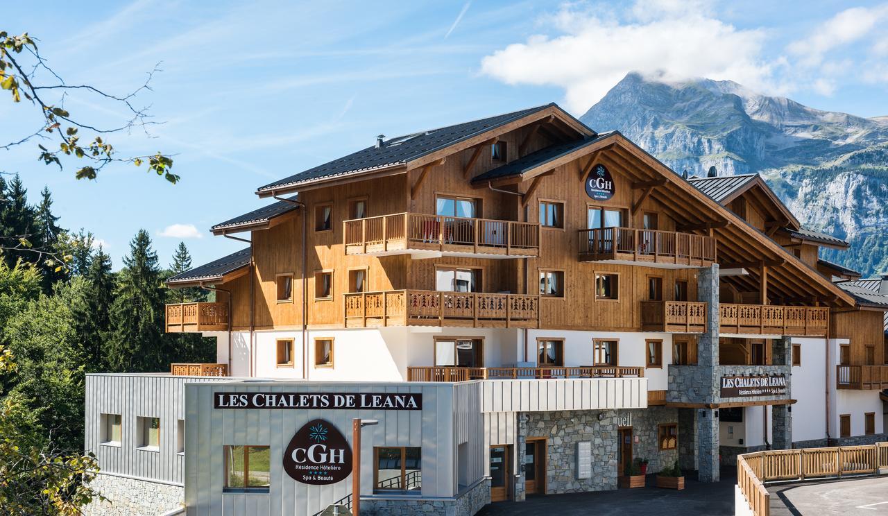 Cgh Residence Boutique Les Chalets De Leana Les Carroz d'Araches Buitenkant foto